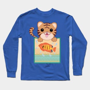 Lucky Pockets - The Year of the Tiger. Long Sleeve T-Shirt